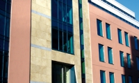 SSG Fassade Maxberg gelb, Lapps Quay, Cork, Irland
